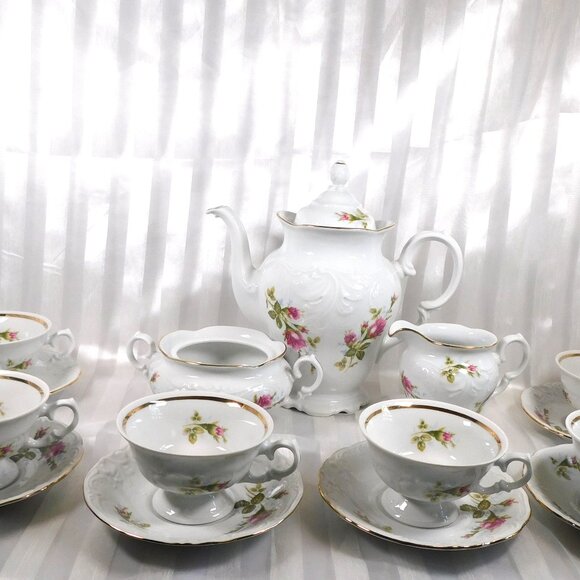 Wawel Coffee Service Set with Teacups in WAV8 # 25978 - Picture 1 of 12